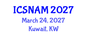 International Conference on Social Network Analysis and Mining (ICSNAM) March 24, 2027 - Kuwait, Kuwait International Conference on Social Network Analysis and Mining (ICSNAM) March 24, 2027 - Kuwait, Kuwait