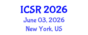 International Conference on Social Robotics (ICSR) June 03, 2026 - New York, United States