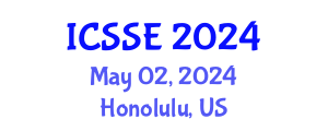 International Conference on Social Science and Economics (ICSSE) May 02, 2024 - Honolulu, United States