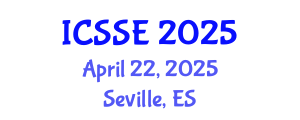 International Conference on Social Science and Economics (ICSSE) April 22, 2025 - Seville, Spain