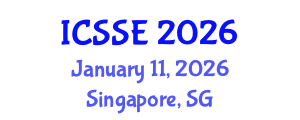 International Conference on Social Science and Economics (ICSSE) January 11, 2026 - Singapore, Singapore