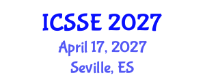 International Conference on Social Science and Economics (ICSSE) April 17, 2027 - Seville, Spain International Conference on Social Science and Economics (ICSSE) April 17, 2027 - Seville, Spain
