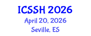 International Conference on Social Science and Humanity (ICSSH) April 20, 2026 - Seville, Spain International Conference on Social Science and Humanity (ICSSH) April 20, 2026 - Seville, Spain