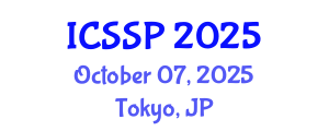 International Conference on Social Science and Psychology (ICSSP) October 07, 2025 - Tokyo, Japan