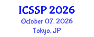 International Conference on Social Science and Psychology (ICSSP) October 07, 2026 - Tokyo, Japan