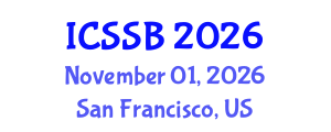 International Conference on Social Sciences and Business (ICSSB) November 01, 2026 - San Francisco, United States