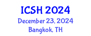 International Conference on Social Sciences and Humanities (ICSH) December 23, 2024 - Bangkok, Thailand