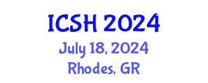 International Conference on Social Sciences and Humanities (ICSH) July 18, 2024 - Rhodes, Greece