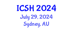 International Conference on Social Sciences and Humanities (ICSH) July 29, 2024 - Sydney, Australia