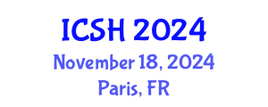 International Conference on Social Sciences and Humanities (ICSH) November 18, 2024 - Paris, France