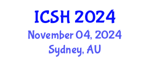 International Conference on Social Sciences and Humanities (ICSH) November 04, 2024 - Sydney, Australia