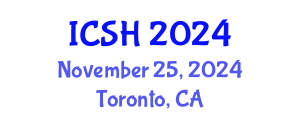 International Conference on Social Sciences and Humanities (ICSH) November 25, 2024 - Toronto, Canada