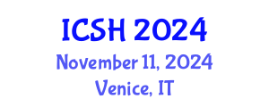 International Conference on Social Sciences and Humanities (ICSH) November 11, 2024 - Venice, Italy