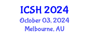 International Conference on Social Sciences and Humanities (ICSH) October 03, 2024 - Melbourne, Australia