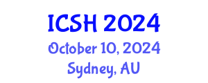 International Conference on Social Sciences and Humanities (ICSH) October 10, 2024 - Sydney, Australia