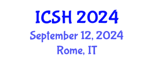 International Conference on Social Sciences and Humanities (ICSH) September 12, 2024 - Rome, Italy