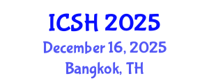 International Conference on Social Sciences and Humanities (ICSH) December 16, 2025 - Bangkok, Thailand