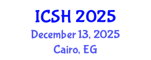 International Conference on Social Sciences and Humanities (ICSH) December 13, 2025 - Cairo, Egypt