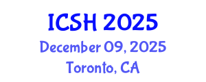 International Conference on Social Sciences and Humanities (ICSH) December 09, 2025 - Toronto, Canada