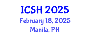 International Conference on Social Sciences and Humanities (ICSH) February 18, 2025 - Manila, Philippines