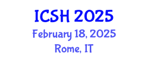 International Conference on Social Sciences and Humanities (ICSH) February 18, 2025 - Rome, Italy