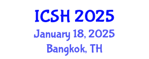 International Conference on Social Sciences and Humanities (ICSH) January 18, 2025 - Bangkok, Thailand
