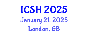International Conference on Social Sciences and Humanities (ICSH) January 21, 2025 - London, United Kingdom