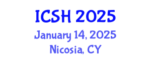 International Conference on Social Sciences and Humanities (ICSH) January 14, 2025 - Nicosia, Cyprus
