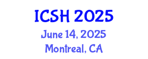 International Conference on Social Sciences and Humanities (ICSH) June 14, 2025 - Montreal, Canada