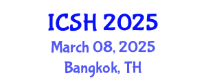 International Conference on Social Sciences and Humanities (ICSH) March 08, 2025 - Bangkok, Thailand