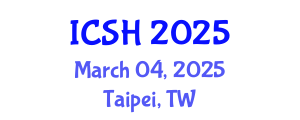 International Conference on Social Sciences and Humanities (ICSH) March 04, 2025 - Taipei, Taiwan