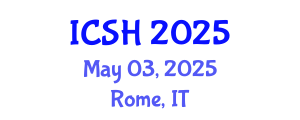 International Conference on Social Sciences and Humanities (ICSH) May 03, 2025 - Rome, Italy
