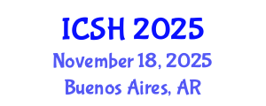 International Conference on Social Sciences and Humanities (ICSH) November 18, 2025 - Buenos Aires, Argentina
