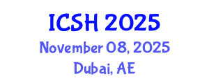 International Conference on Social Sciences and Humanities (ICSH) November 08, 2025 - Dubai, United Arab Emirates