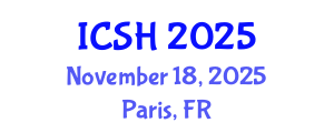 International Conference on Social Sciences and Humanities (ICSH) November 18, 2025 - Paris, France