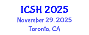 International Conference on Social Sciences and Humanities (ICSH) November 29, 2025 - Toronto, Canada