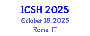 International Conference on Social Sciences and Humanities (ICSH) October 18, 2025 - Rome, Italy