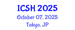 International Conference on Social Sciences and Humanities (ICSH) October 07, 2025 - Tokyo, Japan