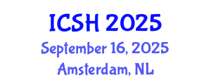International Conference on Social Sciences and Humanities (ICSH) September 16, 2025 - Amsterdam, Netherlands