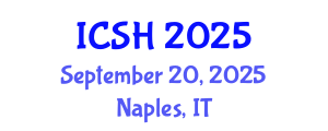 International Conference on Social Sciences and Humanities (ICSH) September 20, 2025 - Naples, Italy