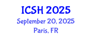 International Conference on Social Sciences and Humanities (ICSH) September 20, 2025 - Paris, France