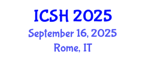 International Conference on Social Sciences and Humanities (ICSH) September 16, 2025 - Rome, Italy