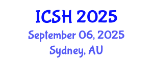 International Conference on Social Sciences and Humanities (ICSH) September 06, 2025 - Sydney, Australia