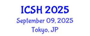 International Conference on Social Sciences and Humanities (ICSH) September 09, 2025 - Tokyo, Japan