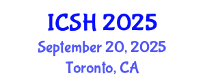International Conference on Social Sciences and Humanities (ICSH) September 20, 2025 - Toronto, Canada