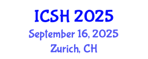 International Conference on Social Sciences and Humanities (ICSH) September 16, 2025 - Zurich, Switzerland