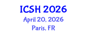 International Conference on Social Sciences and Humanities (ICSH) April 20, 2026 - Paris, France International Conference on Social Sciences and Humanities (ICSH) April 20, 2026 - Paris, France