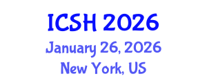 International Conference on Social Sciences and Humanities (ICSH) January 26, 2026 - New York, United States