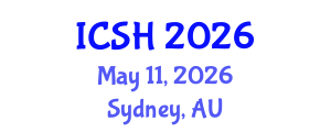 International Conference on Social Sciences and Humanities (ICSH) May 11, 2026 - Sydney, Australia International Conference on Social Sciences and Humanities (ICSH) May 11, 2026 - Sydney, Australia