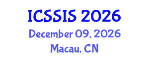 International Conference on Social Sciences and Interdisciplinary Studies (ICSSIS) December 09, 2026 - Macau, China International Conference on Social Sciences and Interdisciplinary Studies (ICSSIS) December 09, 2026 - Macau, China
